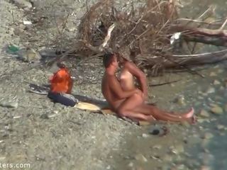 Great Duo Enjoy Good x rated film Time At Nudist Beach Spycam