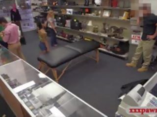 Asian sweetheart Pawns Her Massage Table And Boned At The Pawnshop