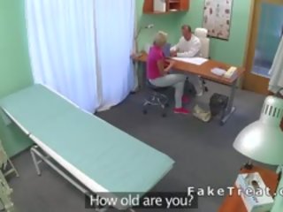 Dr. Eats Pussy To Slim Blonde