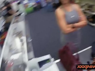 Perky tits femme fatale pounded by pawn keeper at the pawnshop