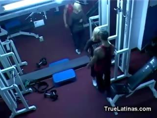 Latin cookie Gets Fucked By Gym Trainer