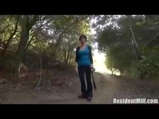 Fucking Milf in the woods