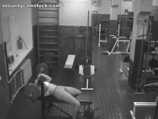 Security Webcam In The Weight Room Tapes The Astounding enchantress