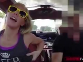 Blonde And extraordinary Bimbo Walks In To Sell A Car And Gets Fucked
