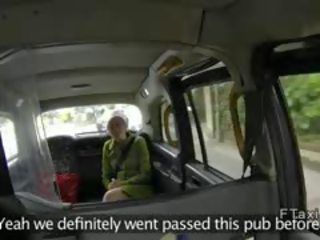 Handjob Blowjob And Anal dirty clip vid In Fake Taxi