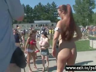 Huge Public porn Party With Many Amateurs