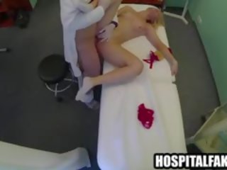Petite Blonde Patient Getting Fucked And Cummed On