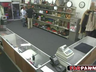 Fitness youth strips in pawn shop